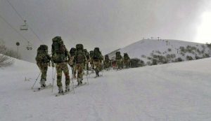 L'esercitazione a Campo felice degli allievi marescialli 