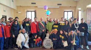 La banda di Accumoli a Civita Castellana per il Carnevale