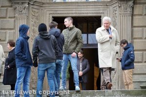Il sindaco Michelini ai funerali di Italo Arieti