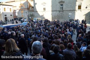 I funerali di Maurizio Sberna
