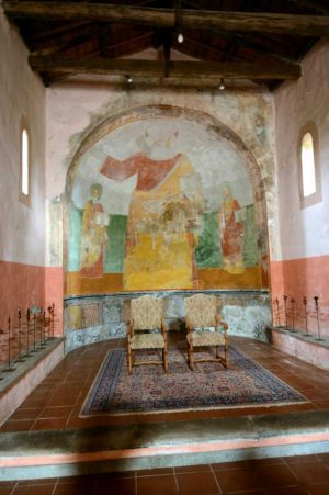 Gli affreschi nella chiesa di Centignano