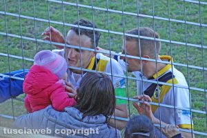 Sport - Calcio - Viterbese - Emilio Dierna dedica il gol alla sua bambina