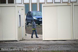 Viterbo - Profughi al campo dell'ex fiera