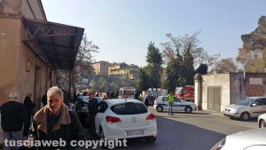 Civita Castellana - Ponte Clementino - I soccorsi sul posto