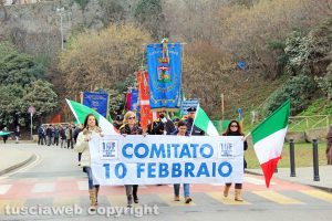 Viterbo – La manifestazione in ricordo delle foibe