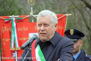 Viterbo – La manifestazione in ricordo delle foibe - Il sindaco Leonardo Michelini