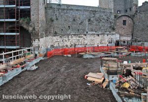 Viterbo - Valle Faul - lavori alle ex porcilaie