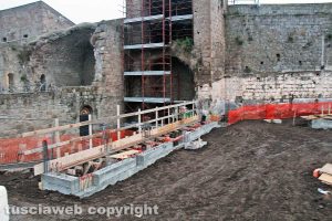 Viterbo - Valle Faul - lavori alle ex porcilaie
