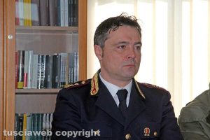 Il dirigente della squadra volante della polizia Riccardo Bartoli