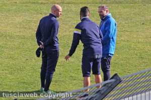 Sport - Calcio - Viterbese - Cornacchini a colloquio con Fè e Belcastro