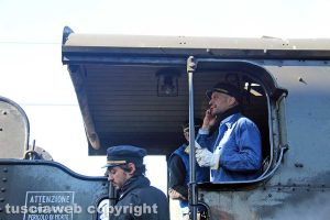 Capranica - Sutri - E' arrivata la "Signorina", la locomotiva d'epoca a vapore