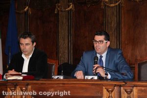 Il regista Segatori e l'assessore Barelli