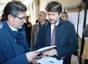 Il presidente Bondi con il ministro Franceschini