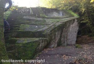 La piramide etrusca di Bomarzo
