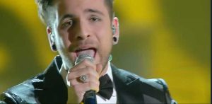 Alessio Bernabei all'Ariston di Sanremo