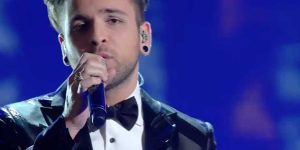 Alessio Bernabei all'Ariston di Sanremo