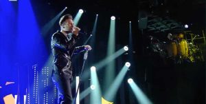 Alessio Bernabei all'Ariston di Sanremo
