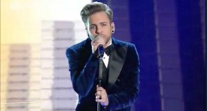Alessio Bernabei all'Ariston di Sanremo