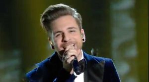 Alessio Bernabei all'Ariston di Sanremo