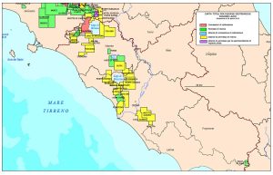 Carta titoli per risorse geometriche della Regione Lazio