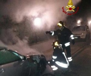 Santa Marinella - L'intervento dei vigili del fuoco
