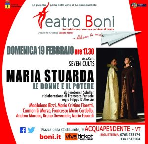  Maria Stuarda al Teatro Boni di Acquapendente