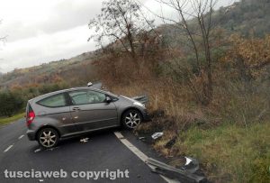 Montefiascone - L'incidente sulla Cassia nord 