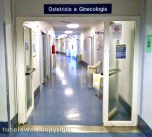 Viterbo - Il reparto di Ostetricia e Ginecologia all'ospedale Santa Rosa