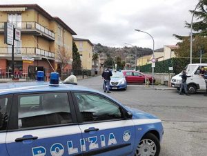 La polizia a Bolsena