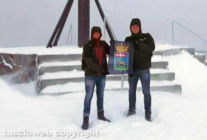 I viterbesi Fabrizio e Matteo a Capo Nord
