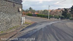 Viterbo - Liquami in via Pian di Quercia