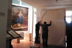 Viterbo - La Pietà di Sebastiano del Piombo in partenza per Roma