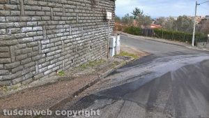 Viterbo - Liquami in via Pian di Quercia