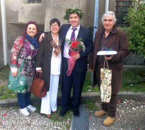 Viterbo - La laurea di Andrea Bertoni