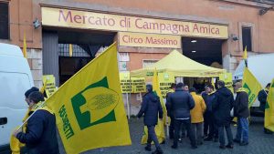Roma - Circo Massimo - Protesta della Coldiretti