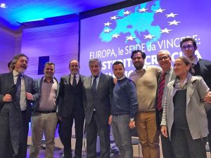 Antonio Tajani a Viterbo - Foto di gruppo