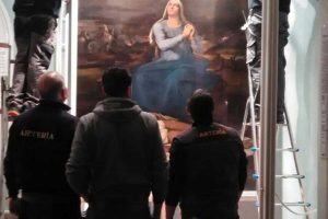 Viterbo - La Pietà di Sebastiano del Piombo in partenza per Roma