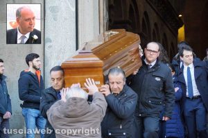 I funerali di Maurizio Sberna
