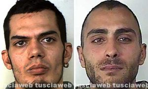 Operazione Cashier's check - Gli arrestati viterbesi Marco Antonio Carriere e Giuseppe Salustro