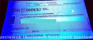 Operazione Cashier's check - Un assegno clonato