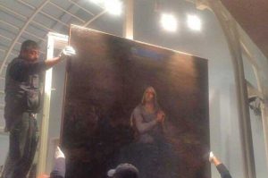 Viterbo - La Pietà di Sebastiano del Piombo in partenza per Roma