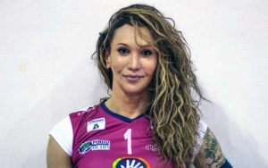 La pallovolista della Golem Tiffany Pereira De Abreu
