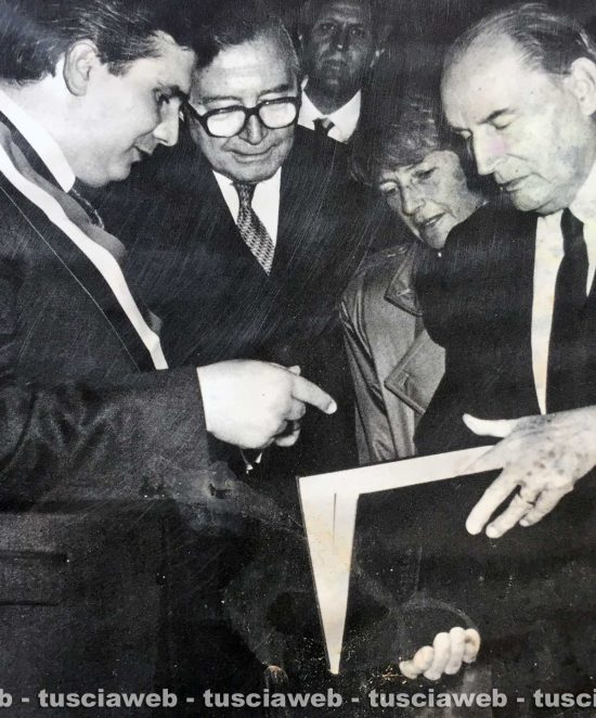 Viterbo - Come eravamo 1983 - Giuseppe Fioroni e Giulio Andreotti