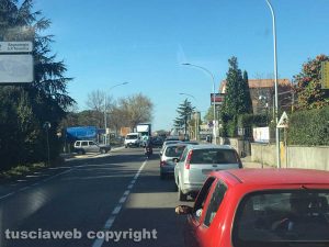 Viterbo - Scontro fra auto sulla Teverina