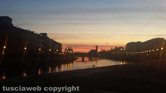 Pisa al tramonto