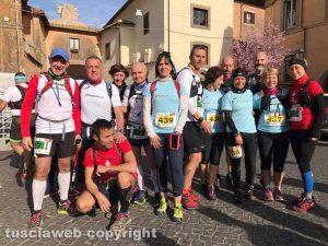 Alcuni membri della Viterbo Runners