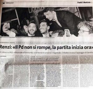 Piergiorgio Medori - L'articolo sulla Stampa