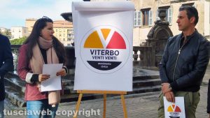 Viterbo - Chiara Frontini presenta il nuovo simbolo del movimento Viterbo 2020