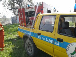 Tarquinia - Un mezzo dell'Aeopc