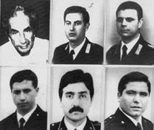 Aldo Moro e gli uomini della scorta